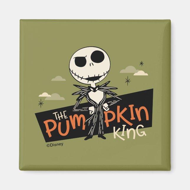 Aimant Jack Skellington le roi Citrouille (Devant)