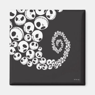 Aimant Jack Skellington  Swirl crânien