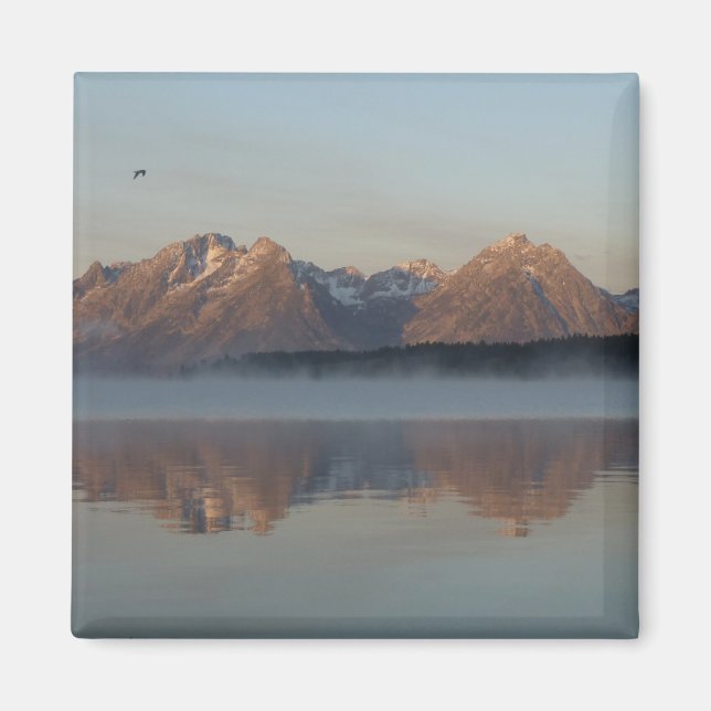 Aimant Jackson Lake Dam réflexion dans Grand Teton Park (Devant)