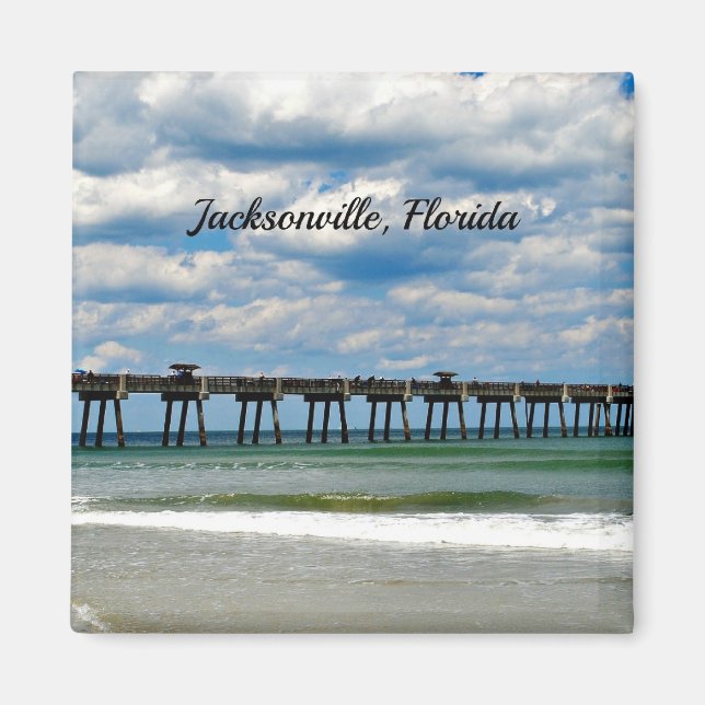Aimant Jacksonville, Florida Pier (Devant)