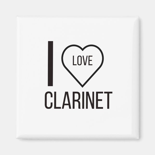 AIMANT J'ADORE CLARINET (Devant)