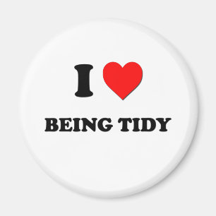 Aimant J'adore Être Tidy