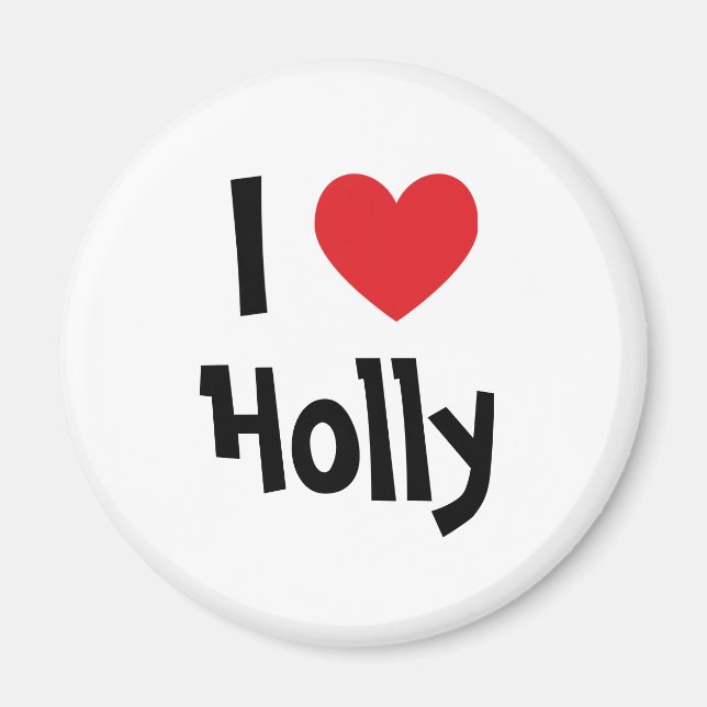 Aimant J'adore Holly (Devant)