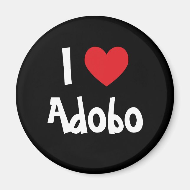 Aimant J'adore l'Adobo (Devant)