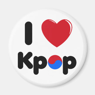 Aimant J'adore l'aimant de frigo k-pop