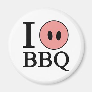 Aimant J'adore le barbecue