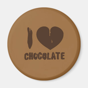 Aimant J'adore le chocolat