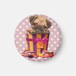 Aimant J'adore les bonbons