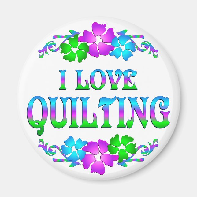AIMANT J'ADORE QUILTER (Devant)