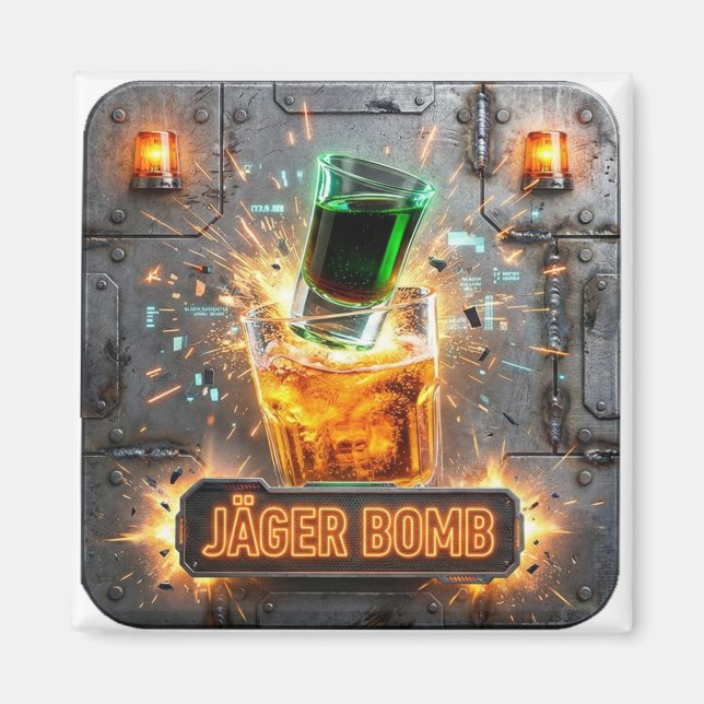 Aimant Jäger Bomb Energy Drop (Devant)