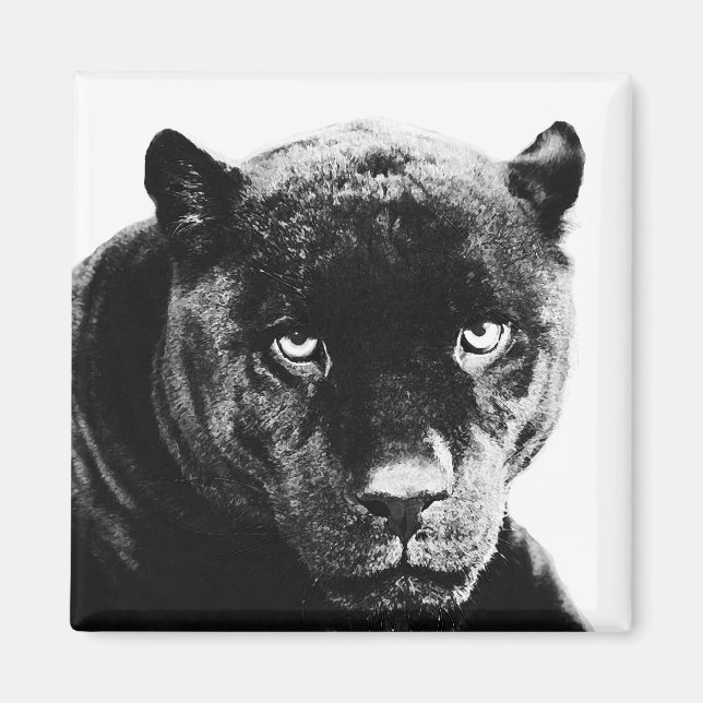 Aimant Jaguar Black Panther (Devant)