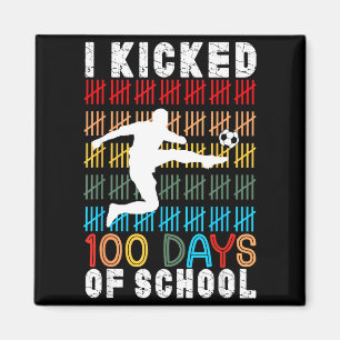 Aimant J'ai botté 100 jours d'école de football 100ème jo