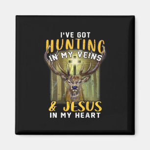 Aimant J'Ai Chasse Dans Mes Veines Jésus Dans Mon Coeur