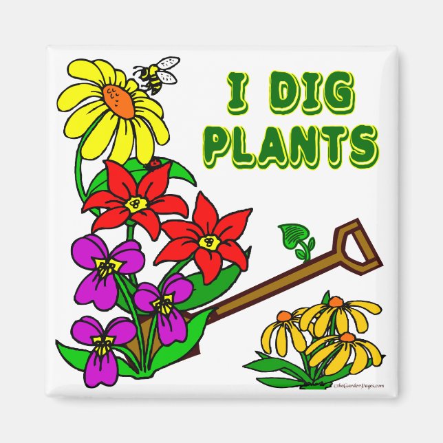 Aimant J'Ai Creg Plante Gardener Dit (Devant)