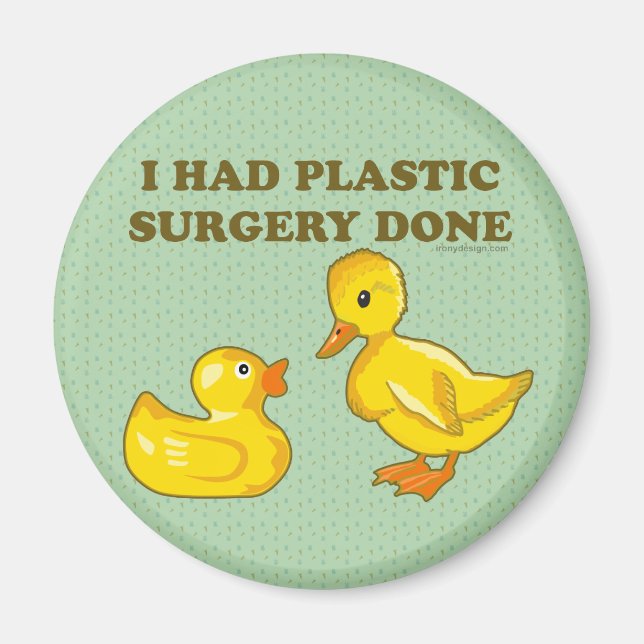 Aimant J'Ai Fait Chirurgie En Plastique (Devant)