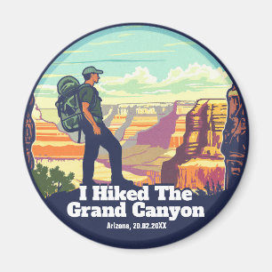Aimant J'Ai Fait Une Randonnée Dans Le Grand Canyon Natio