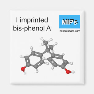 Aimant J'ai imprimé bisphénol Une boule d'aimant et un bâ