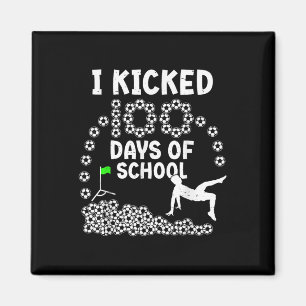 Aimant J'Ai Joué 100 Jours De Football Scolaire 100E Jour