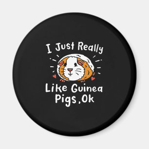 Aimant J'Ai Juste Vraiment L'Air De La Guinée Pig Kawaii
