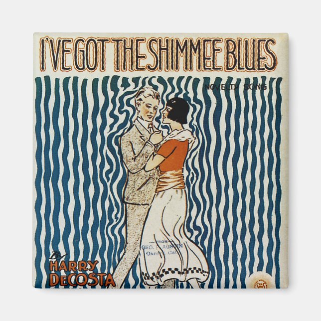 Aimant J'ai le Shimmie Blues (Devant)
