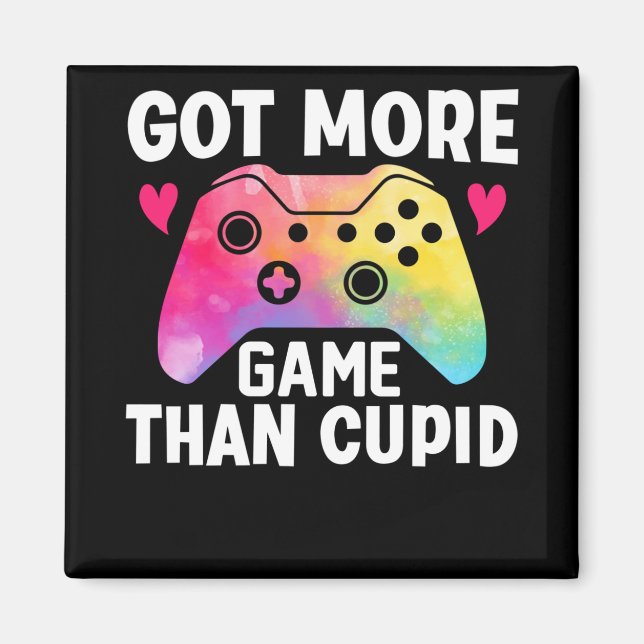 Aimant J'Ai Plus De Jeu Que Cupid Valentine Video Jeu (Devant)