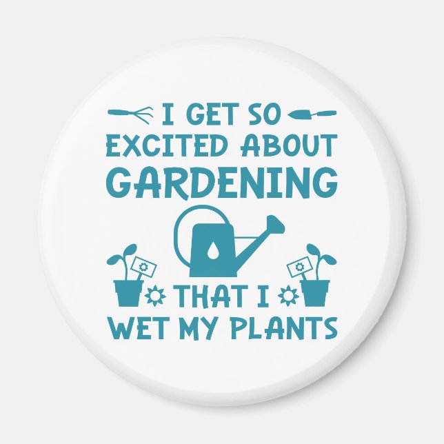 Aimant J'ai reçu mes Plantes (Devant)