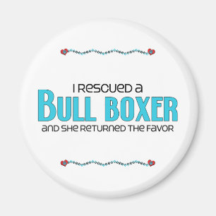 Aimant J'ai secouru une adoption (femelle) de chien de