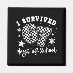 Aimant J'ai survécu 67 jours d'étudiants de l'école Ensei