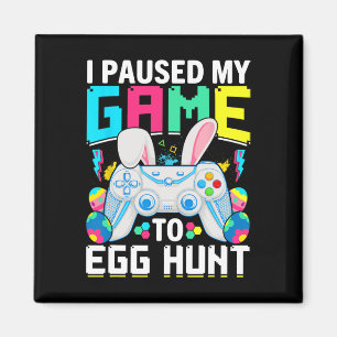 Aimant J'Ai Suspendu Mon Jeu À La Chasse Aux Oeufs Jeu Vi