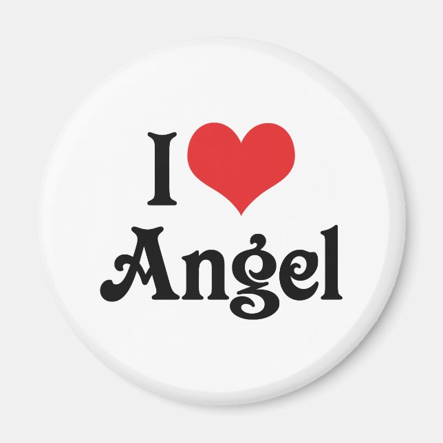 Aimant J'aime Ange (Devant)