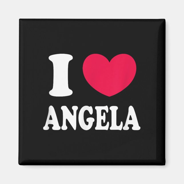 Aimant J'aime Angela (Devant)