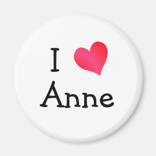 Aimant J'aime Anne
