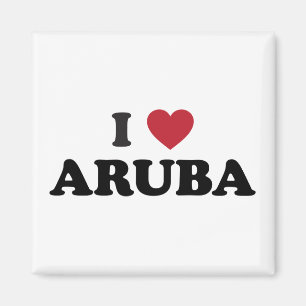 Aimant J'aime Aruba