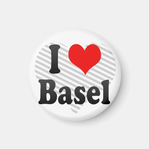Aimant J'aime Bâle, Suisse