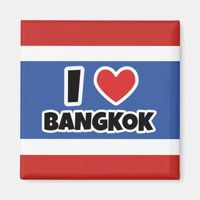 Aimant J'aime Bangkok (Devant)