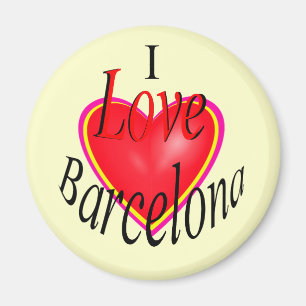 Aimant J'Aime Barcelone !