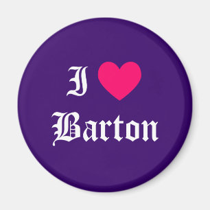 Aimant J'aime Barton