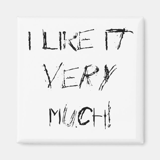 Aimant J'aime beaucoup ! (Devant)