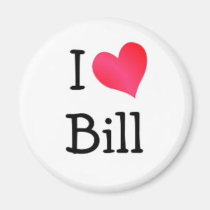 Aimant J'aime Bill