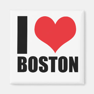 Aimant J'aime Boston