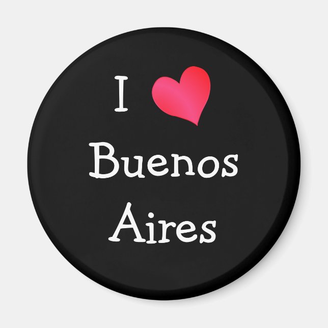 Aimant J'aime Buenos Aires (Devant)