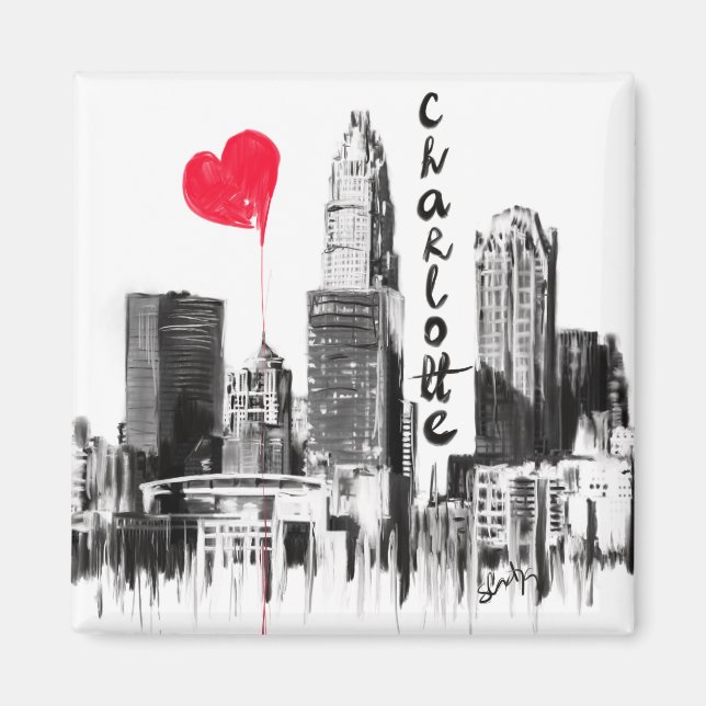 Aimant J'aime Charlotte (Devant)