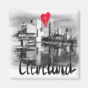 Aimant j'aime cleveland