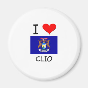 Aimant J'aime Clio Michigan