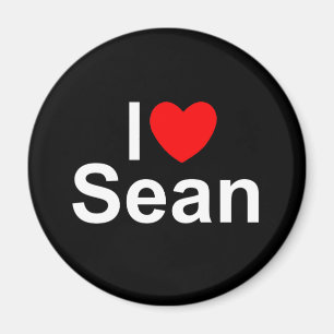 Aimant J'aime (coeur) Sean