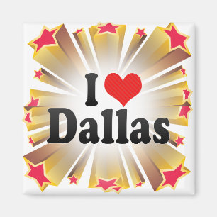 Aimant J'aime Dallas