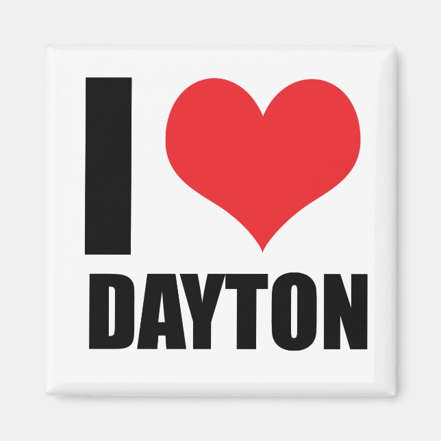 Aimant J'aime Dayton (Devant)