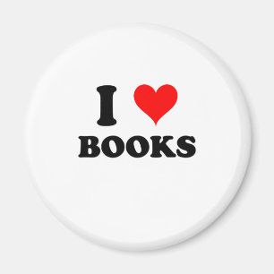 Aimant J'aime des livres