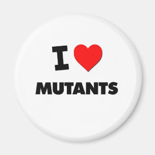 Aimant J'aime des mutants