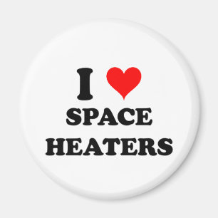 Aimant J'aime des réchauffeurs d'espace